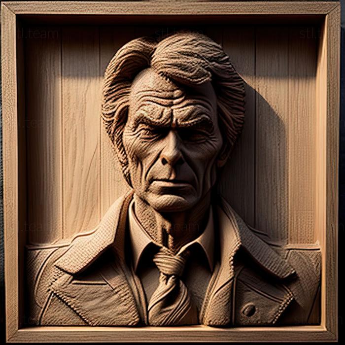 3D model Harry Callahan Dirty Harry Clint Eastwood (STL)